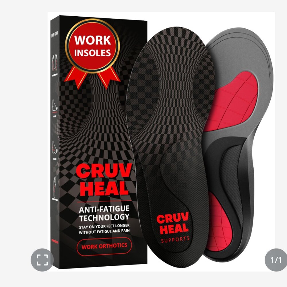 Work Orthotic Insoles NEW IN BOX VARIOUS SIZES